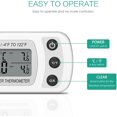 thumbnail image 2 of Fridge Thermometer With Max / Min Function, Digital Waterproof Freezer Thermometer With Hook Easy To Read Lcd Display, Perfect For Home, Bars, Cafes, Etc, 2 of 7