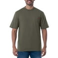 thumbnail image 2 of Wrangler Workwear Men's and Big Men's Pocket Tee with Short Sleeves, 2-Pack, Sizes M-3XL, 2 of 8
