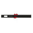 thumbnail image 5 of 6/8/12Inch Slide Ruler with Stop Woodworking Ruler Professional Track Ruler Inch & Metric Scribing Ruler Measuring Gauge, 5 of 9