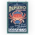 thumbnail image 3 of Mukilteo, Washington, Dungeness Crab Vintage Sign (24x36 Giclee Gallery Art Print, Vivid Textured Wall Decor), 3 of 3