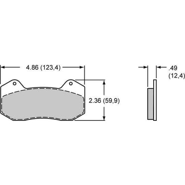 Wilwood Pad Set BP-10 7816 Dynapro Radial NDL main image 1