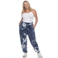 thumbnail image 2 of White Mark Women's Plus Size Tie-Dye Harem Pants, 2 of 6