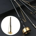 thumbnail image 5 of Singing Scripture Implement Buddhist Supplies Brass Long Hand Bell Handbell Meditation Meditation & Prayer Temple Ritual, 5 of 7