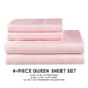 thumbnail image 5 of Juego de sábanas Juicy Couture, tamaño queen, rosa satinado, 4 piezas, 5 of 7