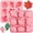 2 Pack#A02, variant on 2 Pack Fall Harvest Silicone Mold Set, 2 Pack Pink Baking Molds with Pumpkin, Acorn, Maple Leaf Design