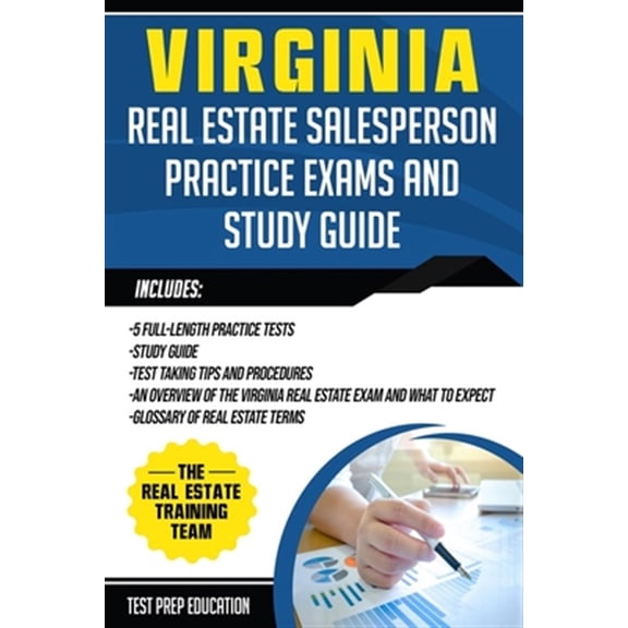 Pre-Owned Virginia Real Estate Salesperson Practice Exams and Study Guide (Paperback) 1672012481 9781672012485