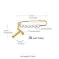 thumbnail image 4 of [Clearance] Bamboo Initial T Brooches Pins for Women Gold Plated Personalized Letter Pearl Brooch Jewelry Gift for Granddaughter Sister Friends Christmas on Clearance, 4 of 7