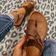 thumbnail image 2 of Brown35 Sandalias ortopédicas para mujer Comfort Premium Sandalias planas informales para verano Senderismo al aire libre, 2 of 3
