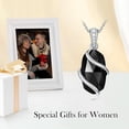 thumbnail image 7 of JKR Black Onyx Necklace for Women 925 Sterling Silver Dainty Gemstone Pendant Fine Jewelry Mothers Day Birthday Gifts for Mom Her, 7 of 7