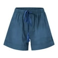thumbnail image 1 of DEELLEEO Womens Comfy Drawstring Casual Elastic Waist Loose Shorts Pants  on Clearance, 1 of 6