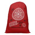 thumbnail image 1 of Printtoo 2 Pcs Large Santa Sacks With Drawstring Canvas Xmas Gifts Bags For Kids Christmas 27x20 Inch, 1 of 1