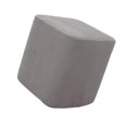 thumbnail image 2 of Square Foot Rest Ottoman Covers Decorative bench cushion oversized stretch Footstool Slipcover Gray, 2 of 8