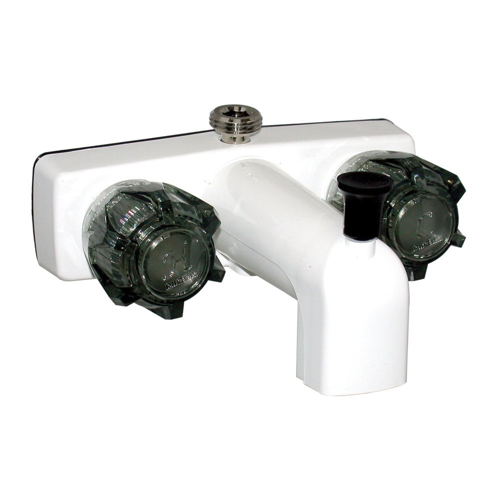 Phoenix Faucets by Valterra PF213265 Dual Handle 4" Tub/Shower Faucet Biscuit