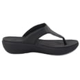 thumbnail image 3 of GP Memory Foam Flatform Flip-Flop Sandals: 8518 Black, EU35 (US Size 4 - 4.5), 3 of 6