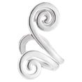 thumbnail image 2 of Guardurnaity Ear Cuff sin Piercing inhibición flor forma elegante Earclip falso cartílago pendientes para Mujeres Hombres accesorios de boda Ropa, zapatos y accesorios Miscelánea Plata, 2 of 6