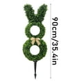 thumbnail image 2 of Topiary Trees with Bunny Topiary Outdoor,Artificial Bunny-Shaped Topiary Tree Pot Fake Easter Plant Faux Boxwood Bush Plants Indoor & Outdoor Decor 90cm, 2 of 4