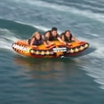 thumbnail image 3 of Airhead Rock Star 3 Person Inflatable U Shape Water Sport Boating Towable Tube, 3 of 4