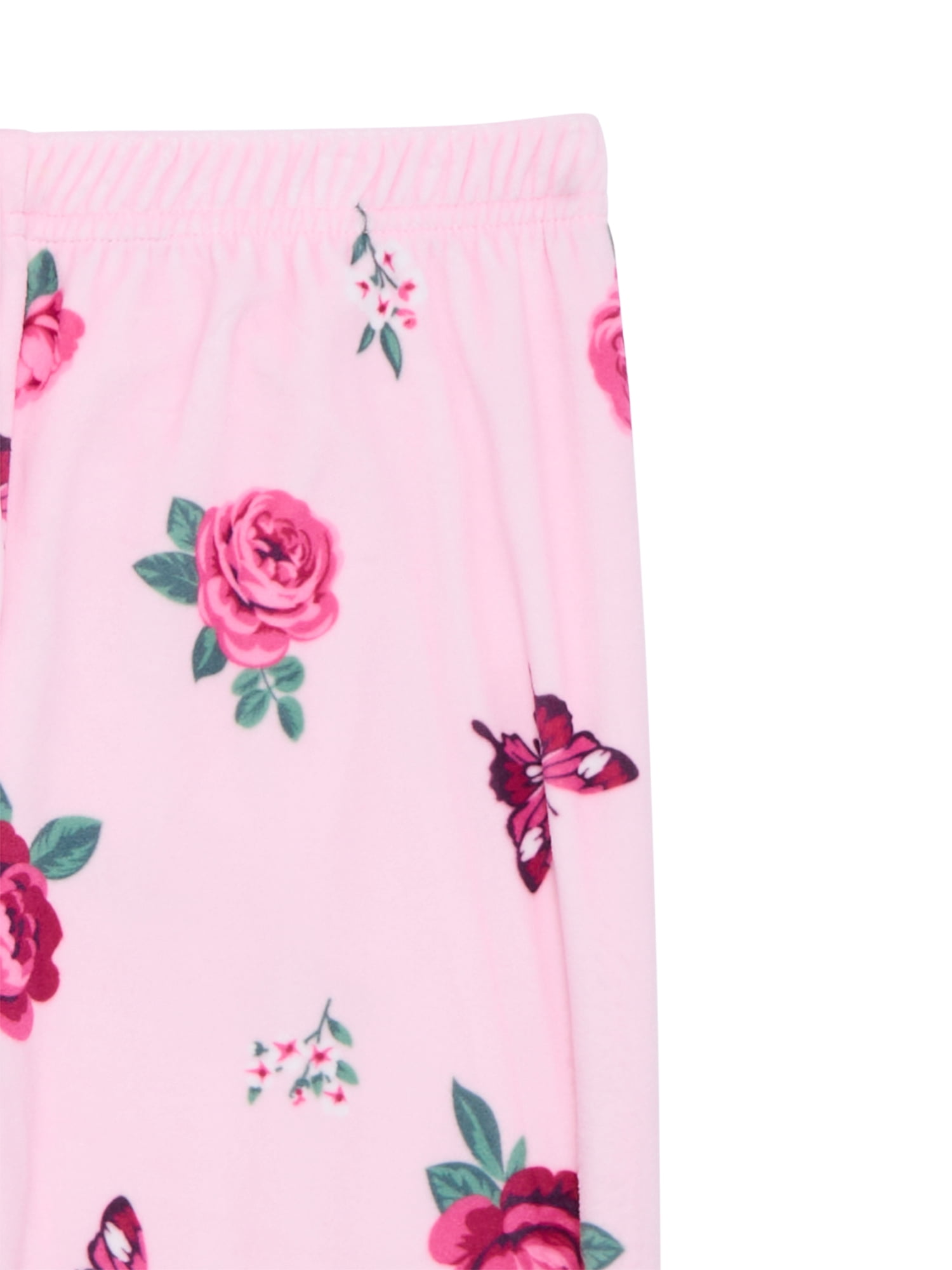 Bmagical Girls Velour Long Sleeve Top & Jogger 2-Piece Sleep Set, Sizes 4-16