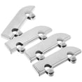 thumbnail image 3 of WEUVEB Sliding Door Track Wheels, Stainless Steel, Smooth Operation, for Furniture, Silver, 4Pcs, 3 of 8