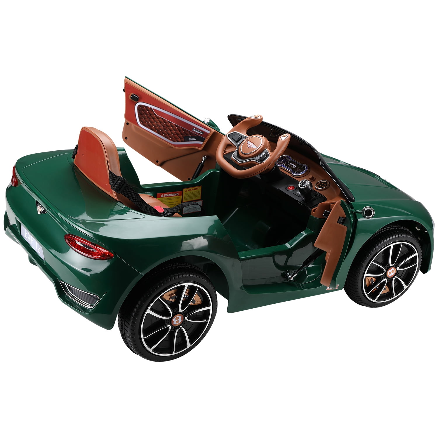 12V Kid Ride On Car, Electric Toy Car Suitable Age 3-8 Years, Dark green