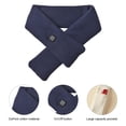 thumbnail image 2 of 1 Collarín Eléctrico Babero Cálido -Segundo Calentamiento Rápido para Mujer Hombre Azul Marino Azul, 2 of 6