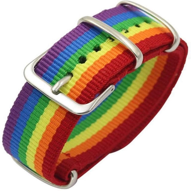 Pulsera del orgullo Pulsera LGBT arcoíris Pulsera ajustable del orgullo gay Pulsera de la amistad para lesbianas y bisexuales