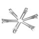 thumbnail image 4 of BRIGHTFUFU 50Ud Clips De Doble Punta De Metal Plateado Para Uso En Salón Y, 4 of 8