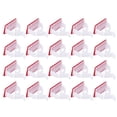 thumbnail image 2 of YFJQTZX 50pc Double-sided Adhesive Type Wiring Buckle Clip Self-adhesive Adjustable Wiring Clip Winder Clamp (White), 2 of 5