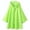 Green, variant on Krdevn Kids Poncho Raincoat Adjustable Drawstring Hood Waterproof Backpack Friendly Cape Color:Green,Size:5-8 Years