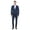 Navy, variant on Vitto 2-Piece Suit Set with Jacket and Dress Pants, Hybrid Fit(Slim To Modern)