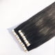thumbnail image 2 of Cinta en extensiones de cabello humano virgen cabello humano para mujeres belleza (pelo Remy negro), 2 of 5