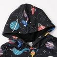 thumbnail image 2 of Toddler Space Sweatshirts Casual Pullover Cotton Crewneck Hoodie Kids Winter Clothes 3T (planet-8140), 2 of 4