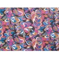 thumbnail image 2 of Zelouf Pebble Knit Print  , Sewing, DIY, Crafts Fabric by the Yard, 943 Blk/blue, 10 Yard, 2 of 2