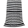 thumbnail image 2 of Balery Black And White Stripes Manta de Felpa Suave y Acogedora – Cobija de Franela Aterciopelada para Cama, Lavable y Cálida para Sofá, Mascotas, Transpirable-50"x40", 2 of 7