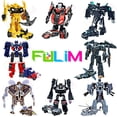 thumbnail image 1 of 8 piezas Mini coche Robot juguetes 3,5 pulgadas figuras de acción de héroe pequeño regalos de cumpleaños juguetes para niños de 5 años en adelante., 1 of 5