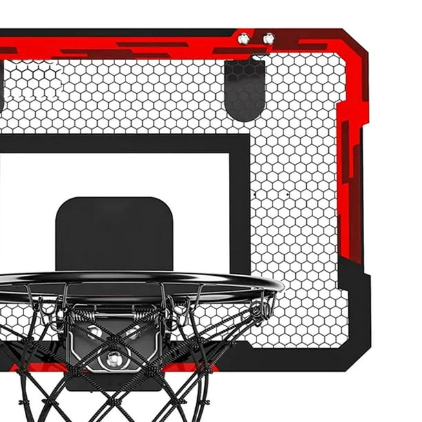Mini aro de Baloncesto para Puerta - Aro de Baloncesto Interior para niños - Mini aro de con 3 Bolas, decoración del hogar del Juguete artilugio Juego para la educación niño