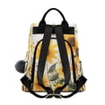 thumbnail image 2 of FORMRS Women's Travel Backpack Purse Anti-Theft Hidden Pockets Casual Shoulder Bag, Beige Sunflowers, 2 of 7