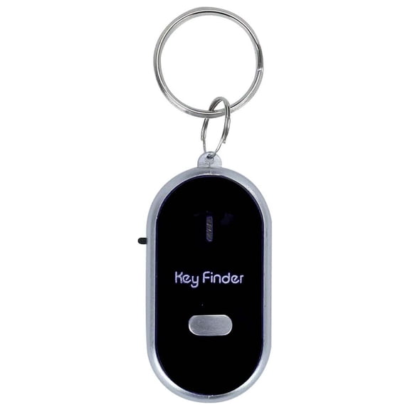 Whistle-Controlled Key Finder - Sound Locator with Flashlight, Anti-Lost Keychain for Home Office Outdoor