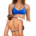thumbnail image 5 of Nimiah Women's Workout Sports Bras Fitness Backless Padded Low Impact Bra Yoga Crop Halter Top, 5 of 6