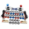 thumbnail image 2 of bedienty 2 Players Arcade Buttons&Joystick Kit Controller s Style4 USB, 2 of 6