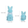 thumbnail image 2 of unbranded 2Ud De Pascua Con Textura Suave De Flocking Resina Para Hogar O Jardín, 2 of 8