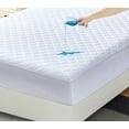 thumbnail image 1 of - Protège-Matelas Matelassé Imperméable - Housse de Matelas Ajustée à Poche Profonde - Format Double Ou Double, 1 of 5