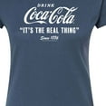 thumbnail image 3 of Coca-Cola - It's The Real Thing - Juniors Fitted Graphic T-Shirt, 3 of 5