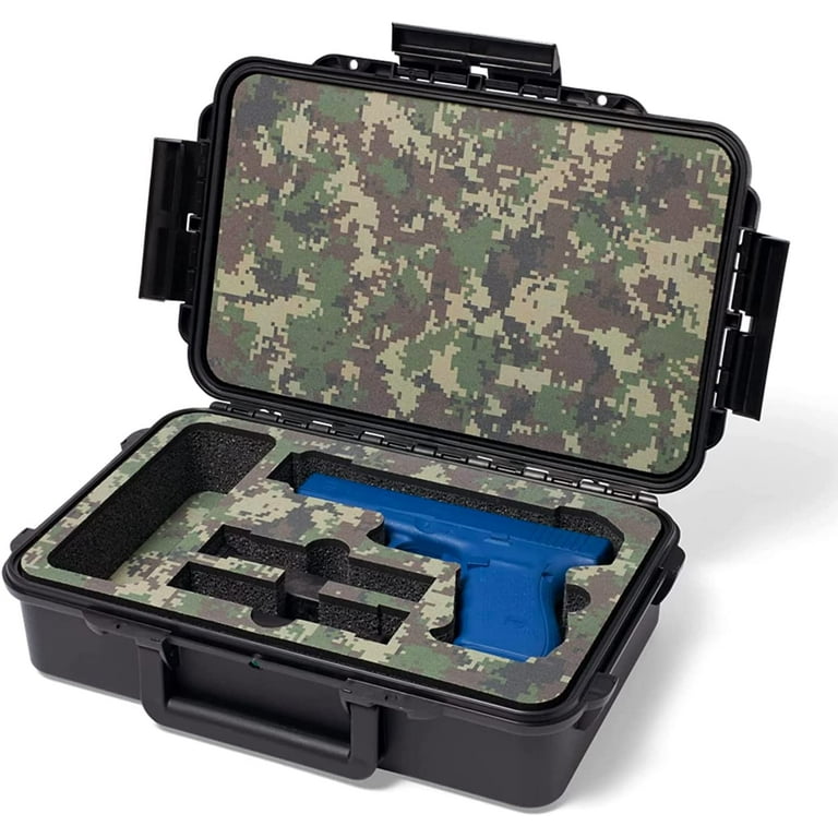 Doro Heavy-Duty Waterproof Storage Case with Custom MyCaseBuilder Polyethylene Foam Insert - Black x Camo Foam - Walmart.com