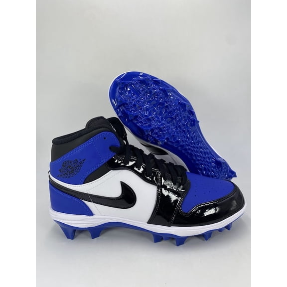 Nike Jordan 1 Mid TD Game Royal Black White (FJ6805 401) Men's Size 9.5