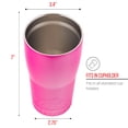 thumbnail image 2 of Vaso Silver Buffalo de doble pared, acero inoxidable 18/8, 590 ml, 2 of 8