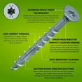 thumbnail image 2 of Juego de tornillos Phillips Velocity Exterior Wood con broca Torx T25, 2 of 6