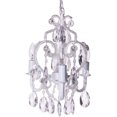 thumbnail image 1 of Tadpoles 3-Bulb Vintage Plug-In or Hardwired Mini-Chandelier, White Diamond, 1 of 5