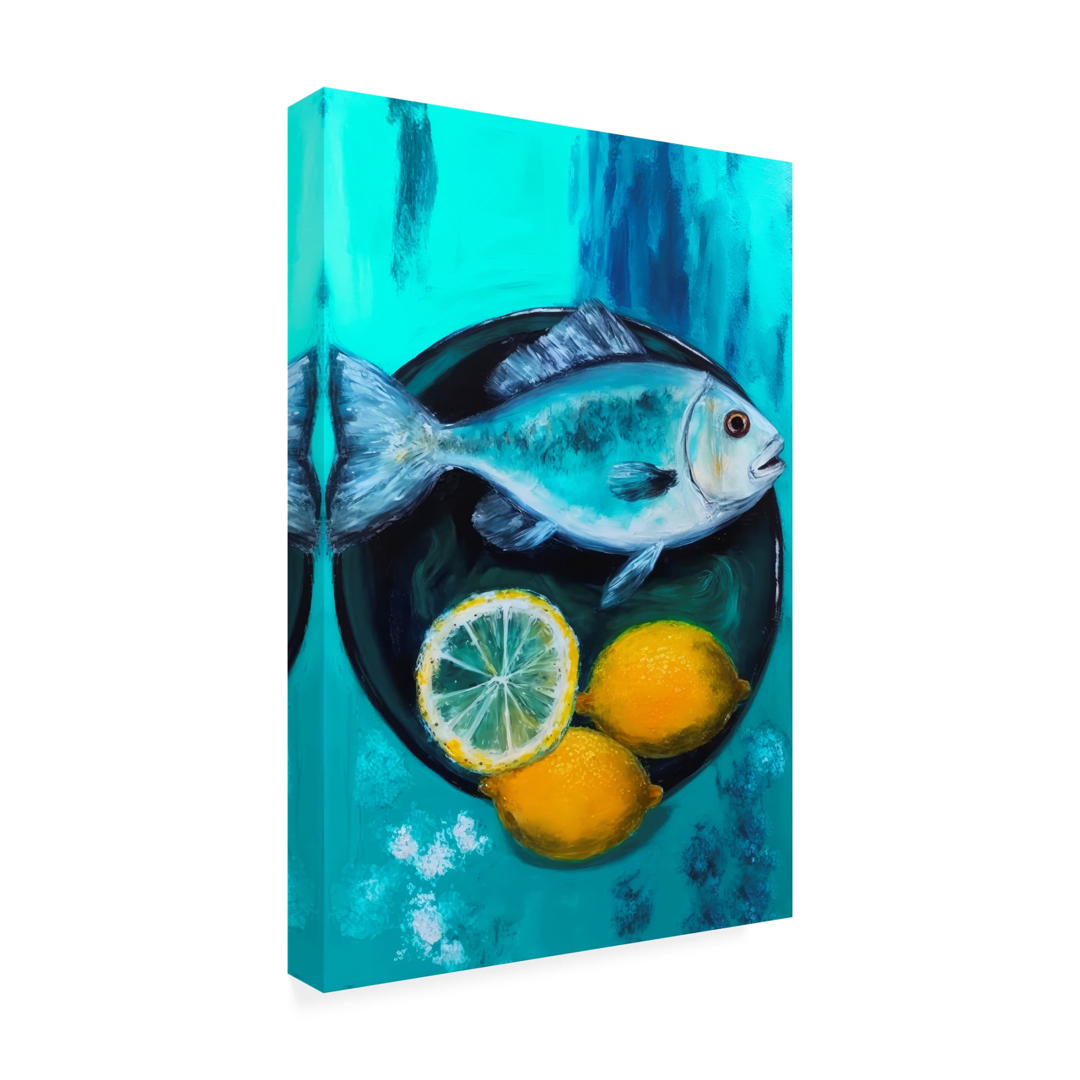 Trademark Fine Art Treechild A Fishplate Canvas Wall Art