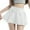 White, variant on MIXUE Skirts For Women Summer Solid Color Bow Low Waist Mini Tennis Skirt Daily-Wear,White,M